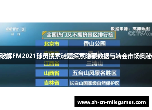 破解FM2021球员搜索谜题探索隐藏数据与转会市场奥秘